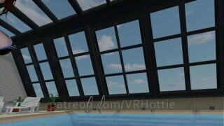Fat Ass Face Sit In Pool POV Lap Dance VRChat ERP 2