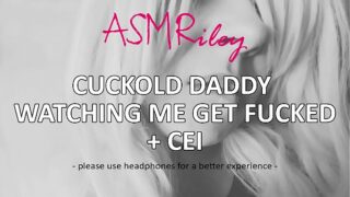 EroticAudio – ASMR Cuckold Daddy watching me get fucked, CEI, Clean Up 8