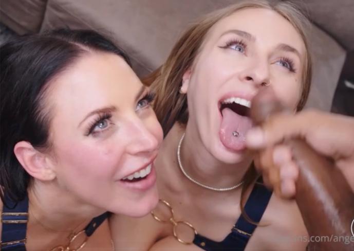 Angela White, Angel Youngs, Alex Jones New Big Titty Threesome Video